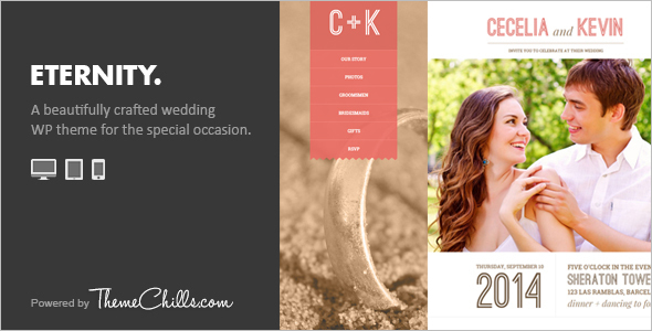 Wedding Scrolling WordPress Template