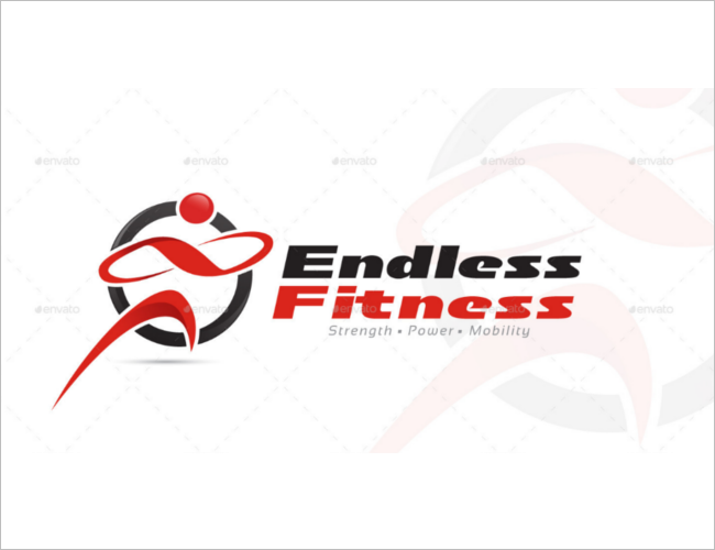 Endless Fitness Logo DesigneTemplate