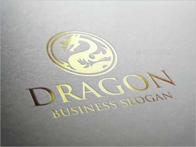 Dragon Logo Suits Logo Template