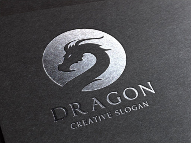 Dragon Logo Utilized Design Template