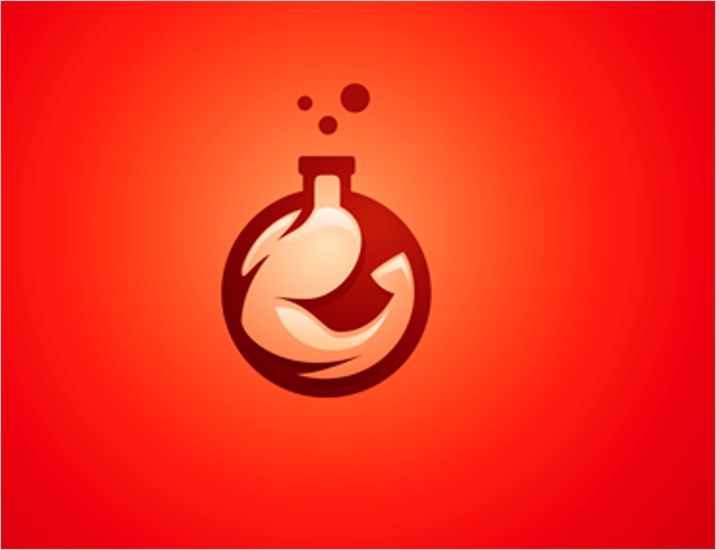 Red Arm Gym & Fitness Logo Design