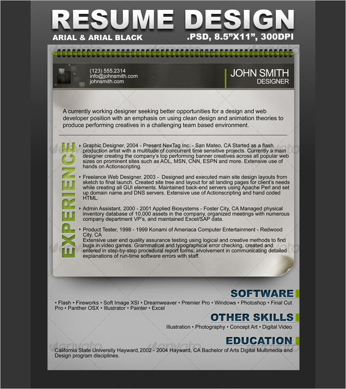 Creative Resume Design Template