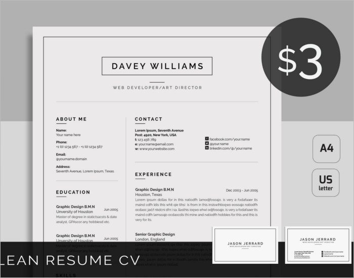 Customize Resume PSD Template