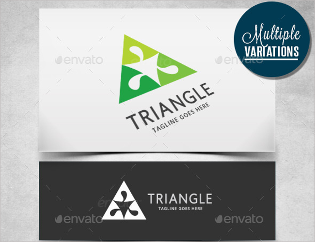 Custonmize Power Triangle Logo Design
