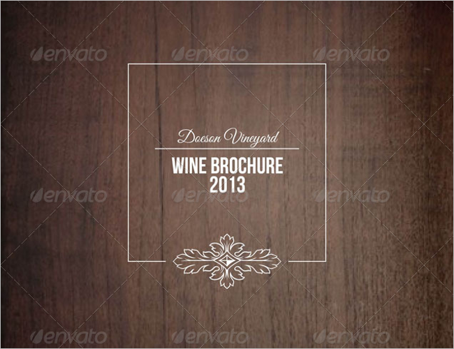 Informational Wine Brochure