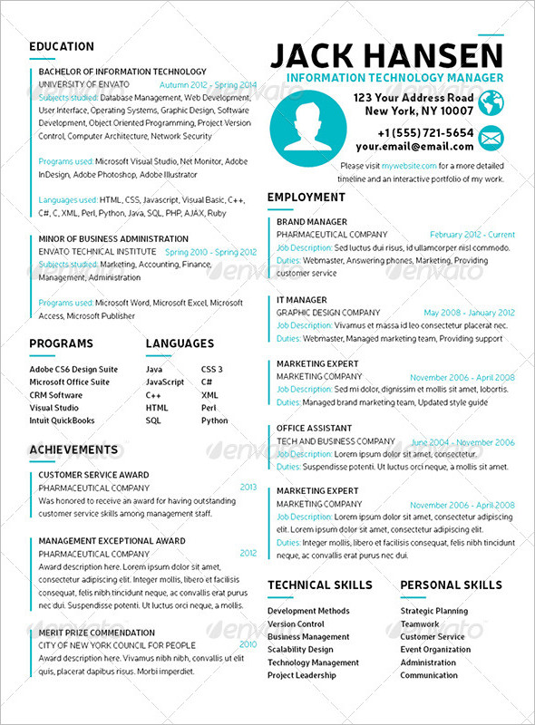 39 Student Resume Templates Free - Modern Student Resume Template