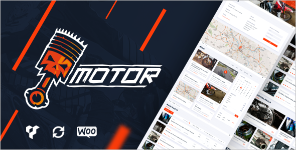 Motor Vehicles Parts WooCommerce Template