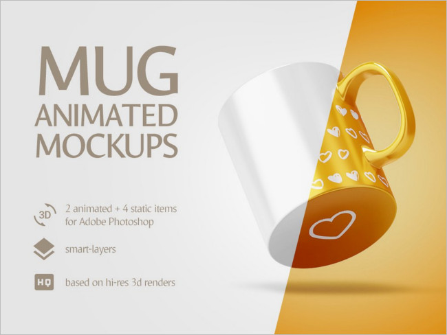 Mug Animated Mockup Design