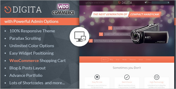 New Pc Accessories Store WooCommerce Template