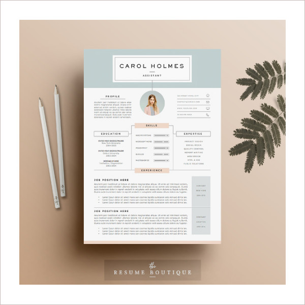 Social Corporate Infographic Resume Elements Data Template