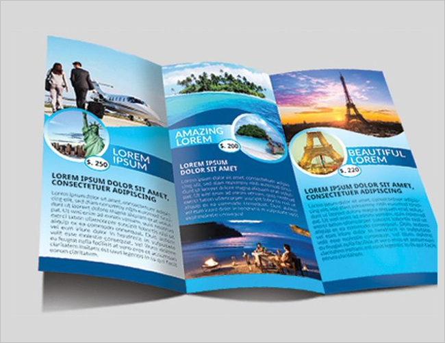 Travel photo Album Brochure