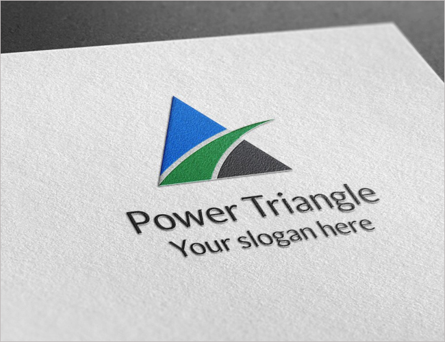 Vector Power Triangle Logo