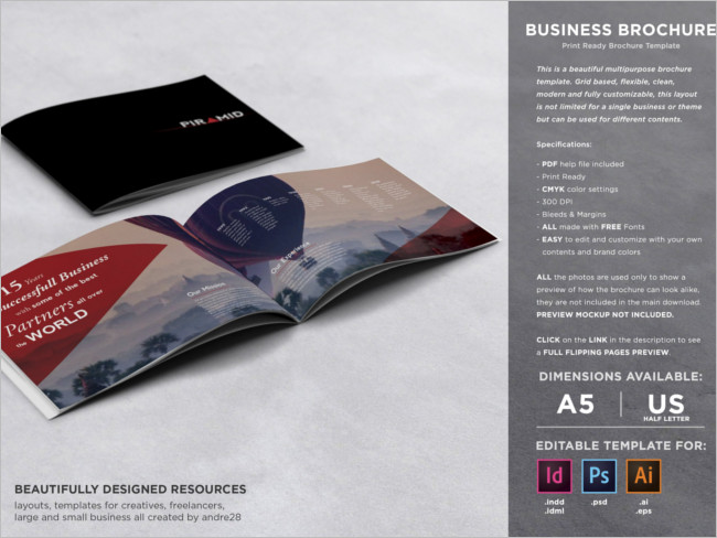 Custom Business Brochure Template