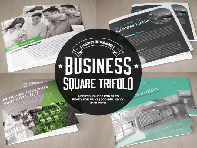 Square Trifold Bundle Brochure