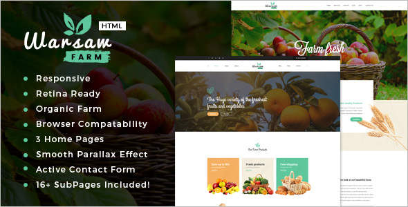 Agriculture Retail HTML Template