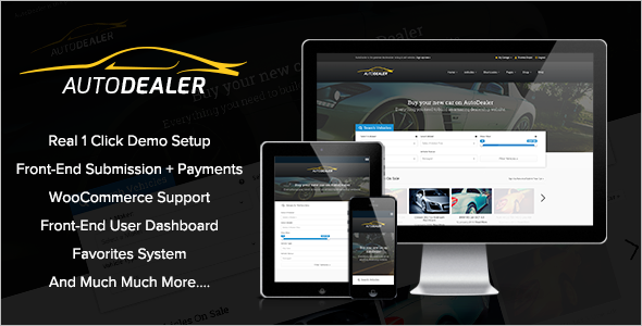 Car Dealer Retail WordPress Theme