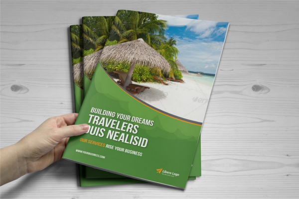 Chilling Holiday Travel Brochure