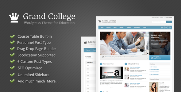 College Education Blog Template