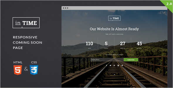 Coming Soon Under Construction Web Template
