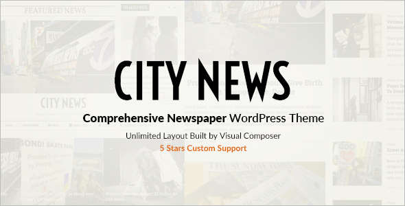 Comprehensive Newspaper WordPress Theme