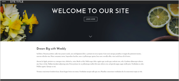 Creative Weebly Themes