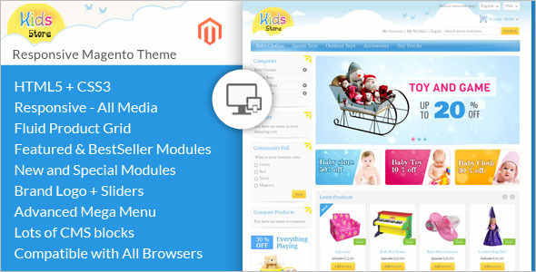 Download Toy Store Magento Template