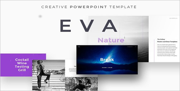 EVA Latest Infographic PowerPoint Template