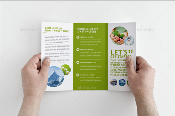 Eco-Friendly Green Environmental Brochures