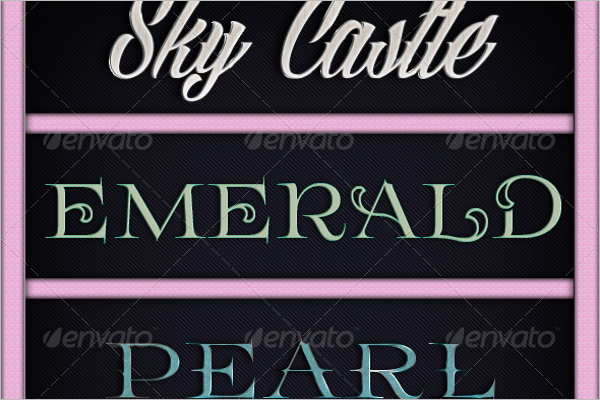 Emerald Fancy Quality Text