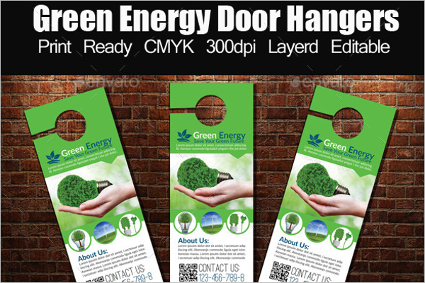 Energy Door Hangers Template