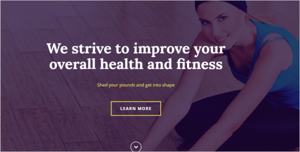 Fitness Boot Camp Website Template