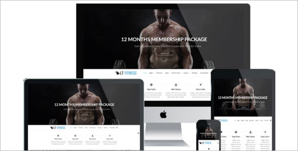 Fitness Joomla Website Template