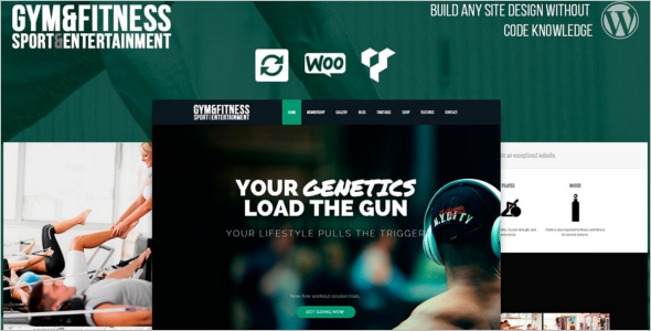 Fitness Support Website Template