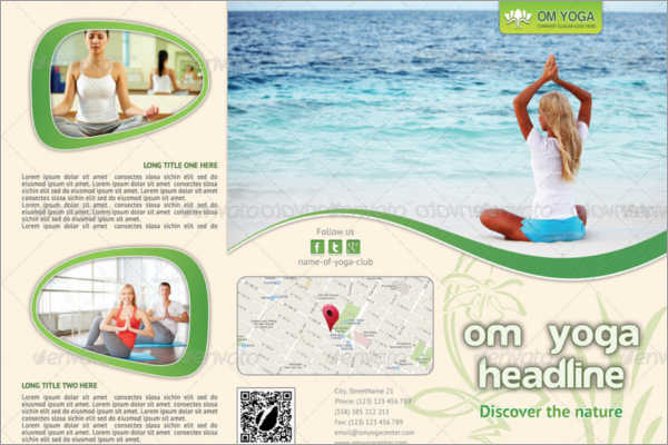 Flexiable Yoga Brochure Template