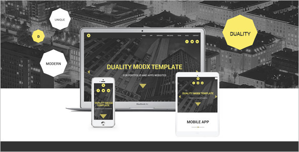 Gallery MODX One Page Template