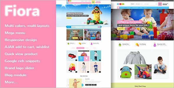 Kids Toy Store Magento Template