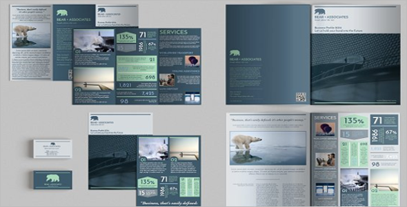 Latest Set of Brochures Graphic Design Template