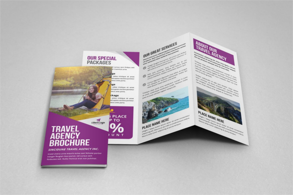 Minimal Travel Brochure Design