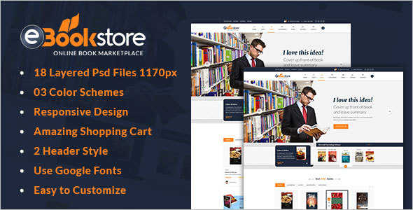 Retail Book Store HTML Template