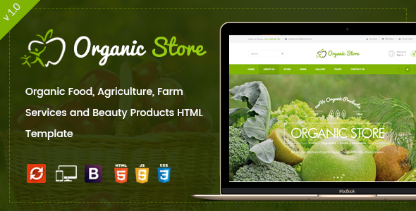Retail Organic Food HTML Template