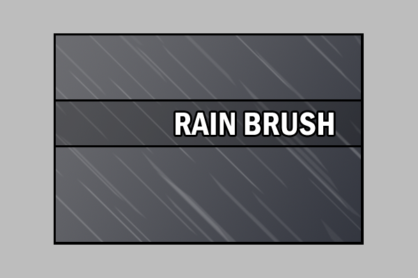 Super Rain Brushes Design Background