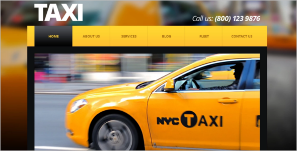 Taxi Center Company Joomla Template