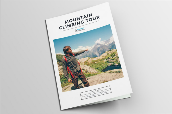 Tourist Invitation Brochure Design