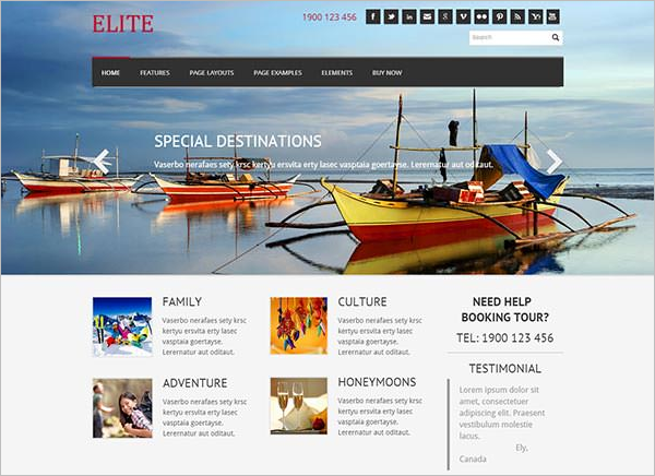 Travel Weebly Theme