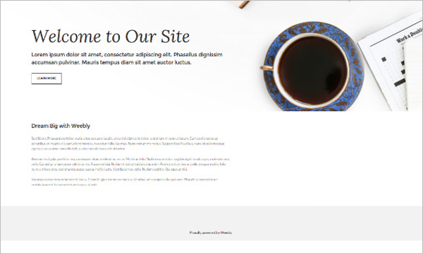 Vintage Weebly Themes