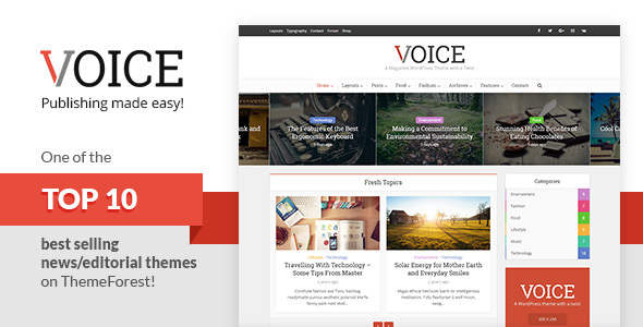 Voice Editorial WordPress Theme