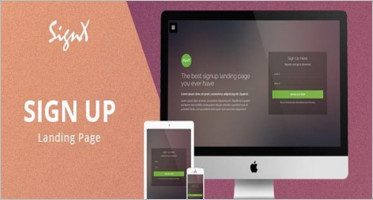 25+ Signup Landing Page Templates