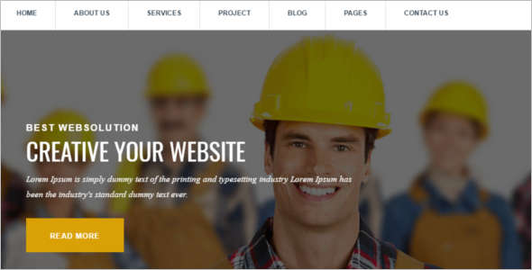 Agency Under Construction Template