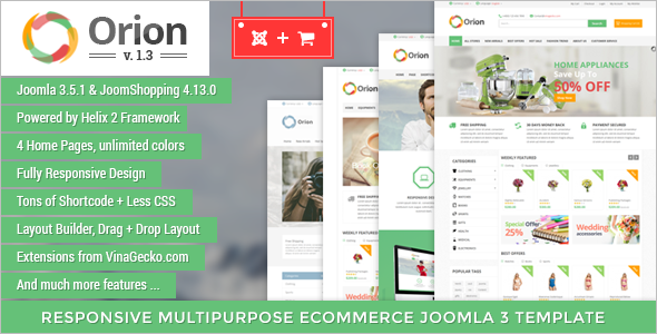 Business E-commerce Joomla Template