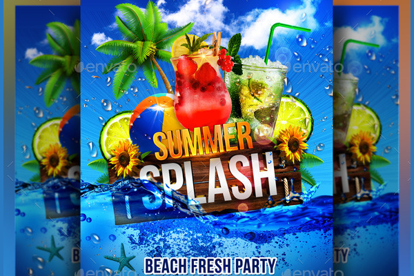 Cocktail Summer Party Flyer